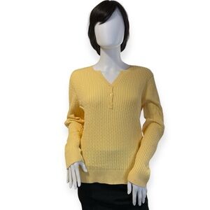 Jeanne Pierre Henley Sweater